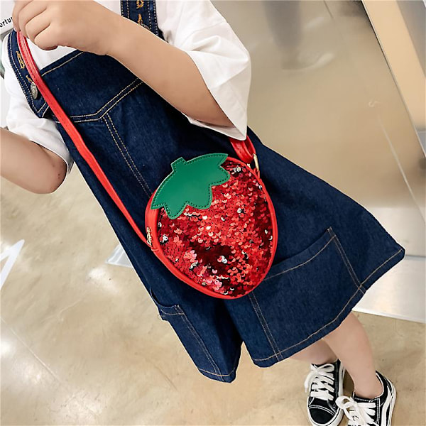 Söt tjej/kvinna frukt axelremsväska Tote Handväska Messenger Crossbody Väskor Handväska Ananas Jordgubbe Sekvenserad Väska Niuniu（Ananas）