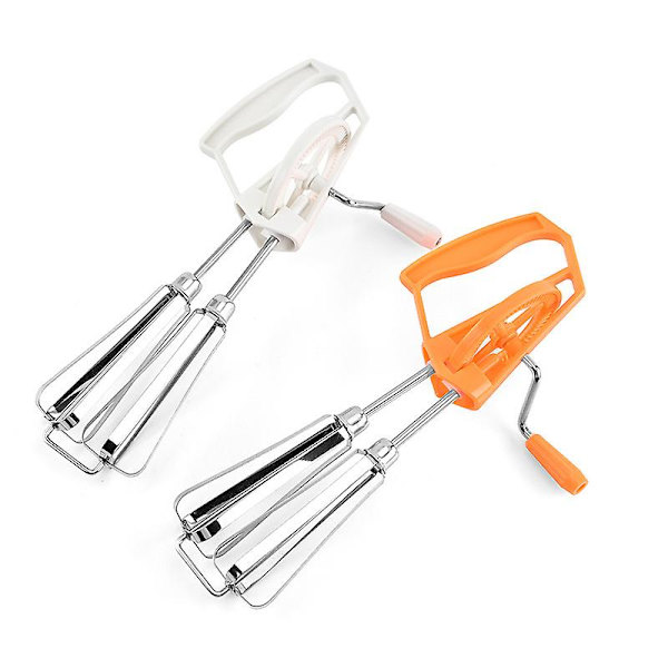 Hand Crank Beater, Rostfri Hand Crank Mixer Rotary Whisk Äggvisp Med
