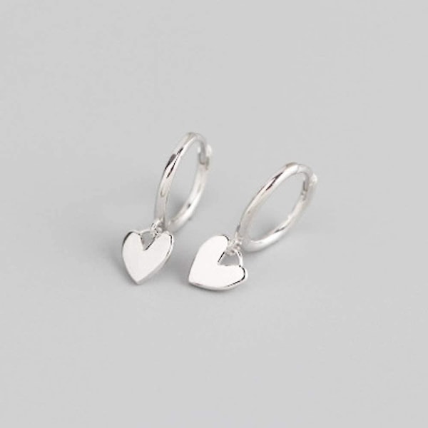 Søte Hjerte Kjærlighet Dangle Drop Brusk Små Ørepynt For Kvinner Jenter Minimalistisk Gave