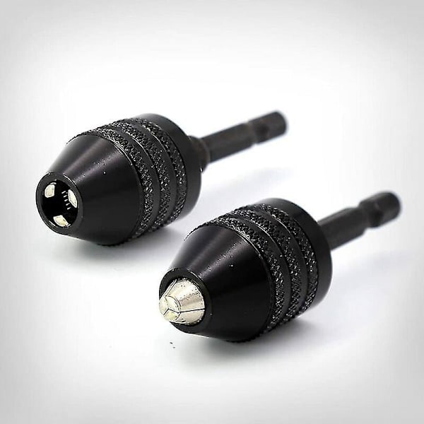 0,3-6,5 mm snabbchuck skruvmejselchuck slagnyckel snabbchuck borrchuckadapter 1/4\" sexkantskaftchuck