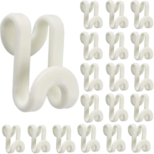 20-pack med miniklädhängarkopplingskrokar