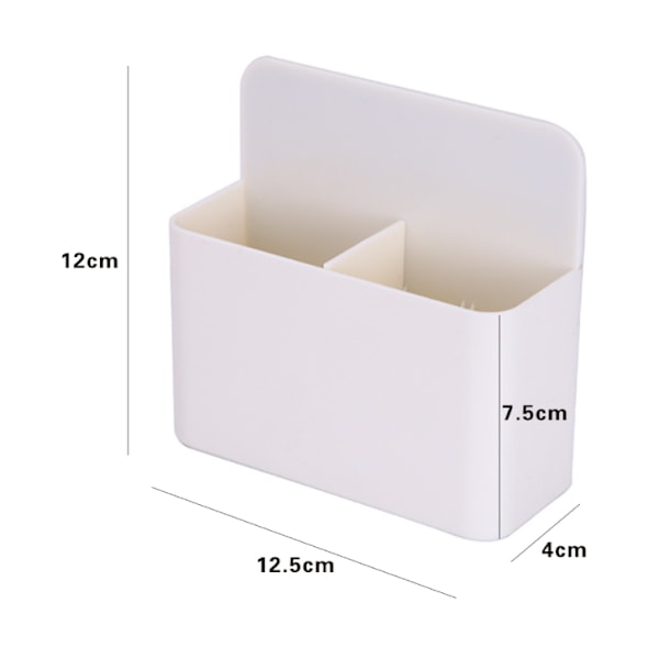 Magnetisk whiteboard förvaringslåda vit