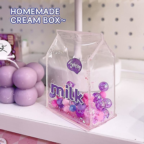 DIY Afstressende Nano-Lim Homemade Blæsebobler Håndlavet DIY Materiale (Grøn)