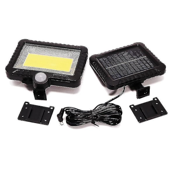 120 LED Solcellslampa Vägglampa Utomhus Vattentät PIR Rörelsedetektor Belysning Park Innergård Staket Gata Trädgård Dekorationslampa