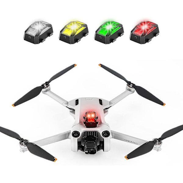 Drone-strobbeljus FAA-kollisionsbelysning Ljus Nattflygbelysning Med 4 Färger För Dji Mini 3 Pro/Air 2s/Mini 2/Mavic Air 2/Mavic Mini/Mavic