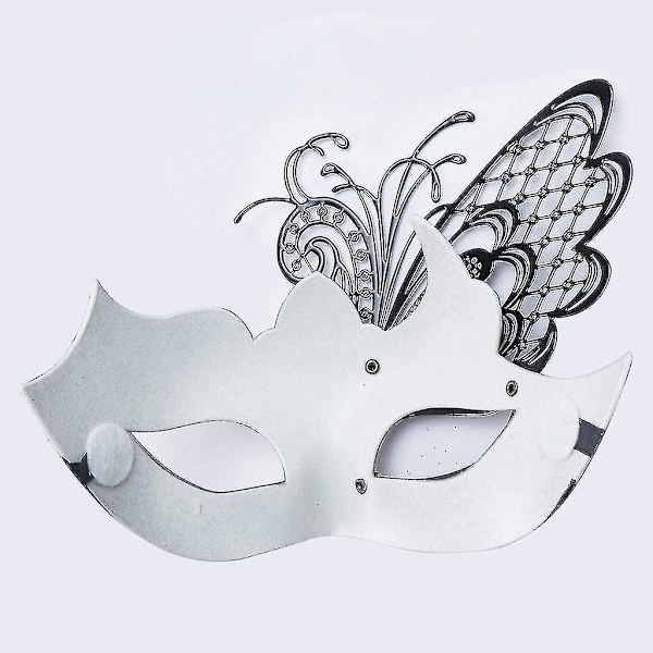 Par Masker til Par - Venetiansk Butterfly Maskerademaske/Halloween/Mardi Gras/Fester/Dimission/Bryllup (lilla)