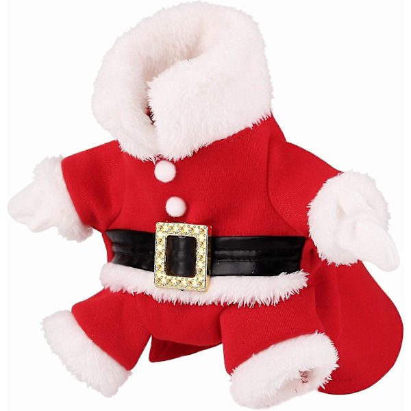 Julekostume til kæledyr - Sød Julemandskostume til katte og hunde - Julekostume til kæledyr med julemandshue