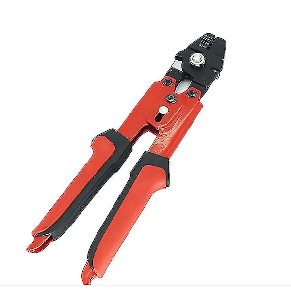 Tråd-Crimpværktøj Fiskeri Hånd Crimper Crimper Fiskeri Crimping Tang (1 stk, Rød)