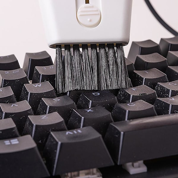 Multifunktionelt tastaturrenser, rengøringsbørste, universel tastaturrenser, rengøringssæt
