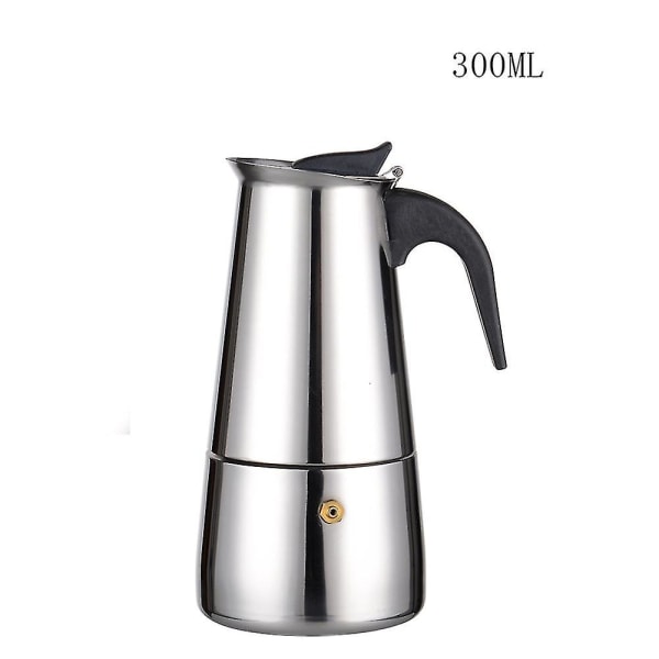 Professionell Barista Bärbar Espressokanna Kaffekanna i rostfritt stål (rak typ)