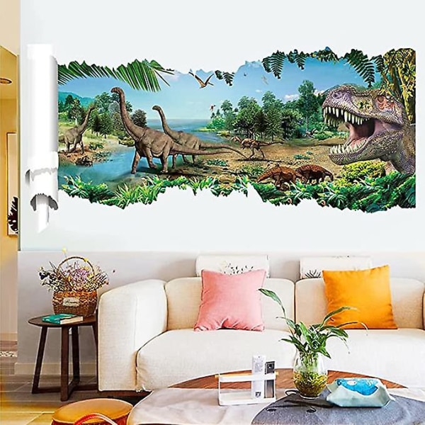 3D Dinosaur Wall Sticker, 3D Dinosaur Wall Stickers, Børns Dinosaur Dreng Wall Stickers, 3D Dinosaur Poster, Dinosaur Poster, 3D Wall Stickers Børneværelse, 3D Wa