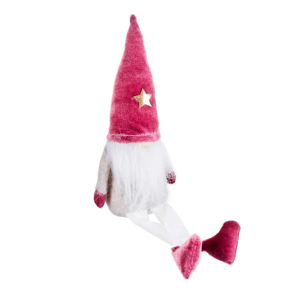 Julgranskula Vit Rosa Sandtyg 30 cm