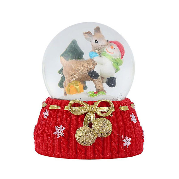 Julgranskristallkula Julsnöbollar Glasdekoration Kristallgåvor Julkristallkula Snöboll Julhelg Kristallkula Dekoration