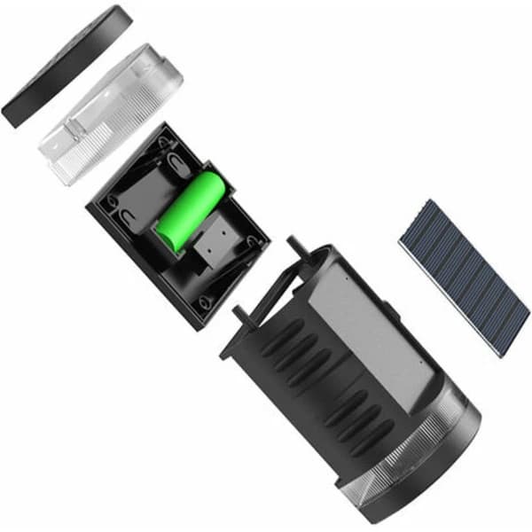 /EA/Udendørs solcellelamper, mønstret væglampe