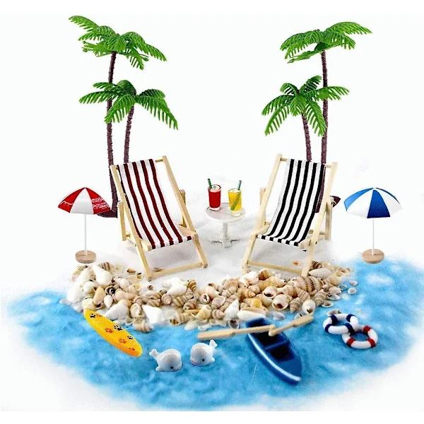 /EA/Strandlandskab miniaturepynt