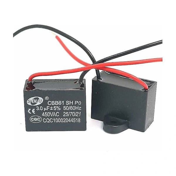 /EA/2 st CBB61 450V AC 50/60Hz Fläktmotor Strömkonstant 3uF