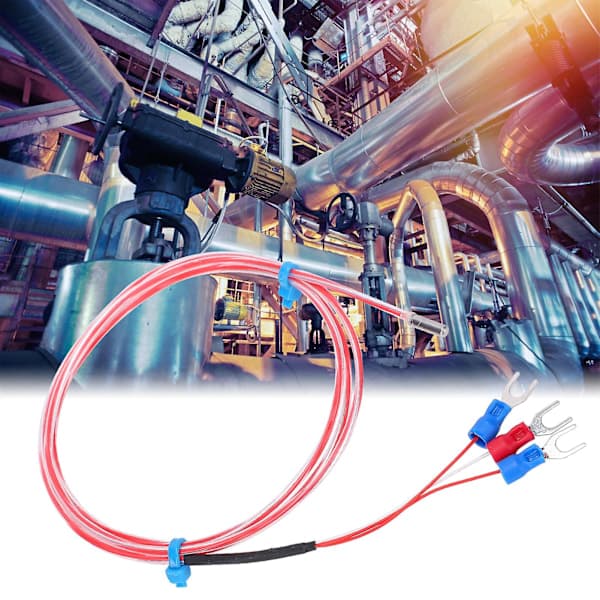 /EA/Vattentät PT100 Temperatursensor 3 X 20mm Termistorprob -50 till +300 (3m)