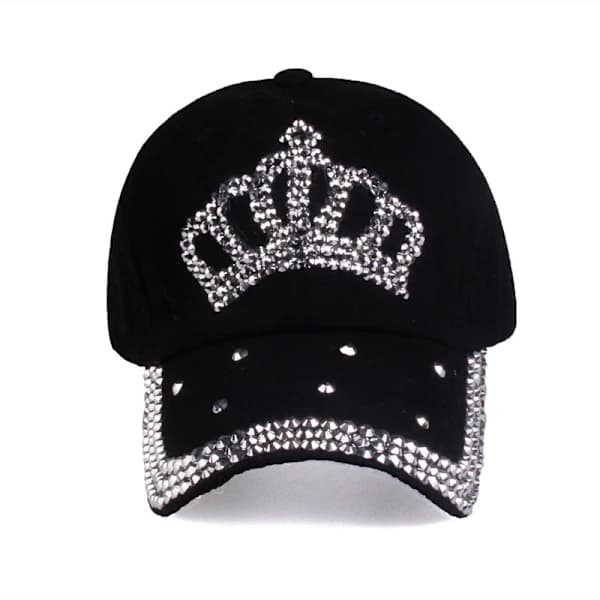 /EA/Justerbar damekrone med glitrende strass