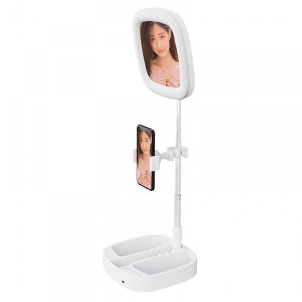 /EA/ Genopladelig makeupboks med LED-spejl