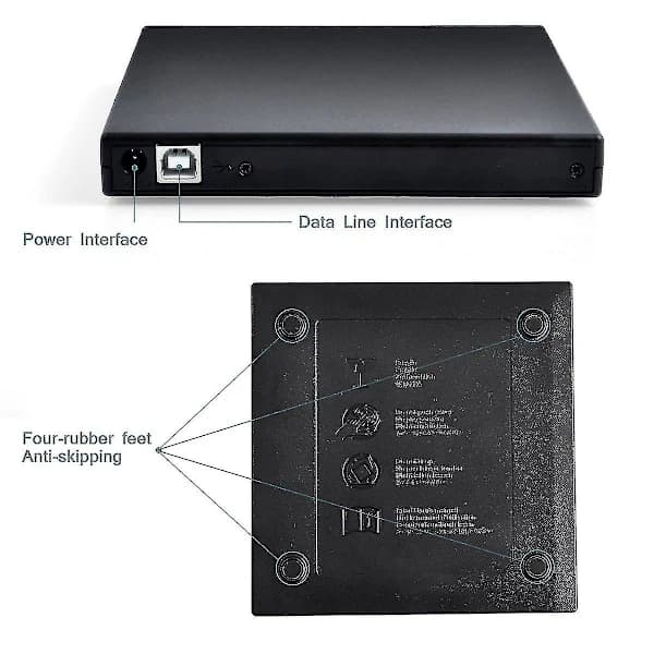 /EA/DVD-brenner CD-enhet, bærbar USB portabel