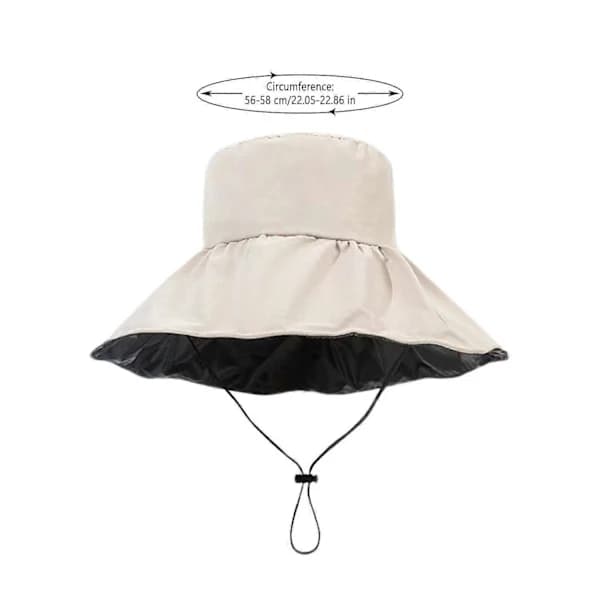 /EA/Solhat, solhat til damer og herrer, sammenfoldelig fiskehat, sommerhat til udendørs brug, strandhat