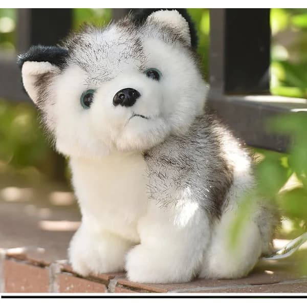 /EA/Lastenlahja, husky, pehmolelu, simulaatiopehmolelu, holi