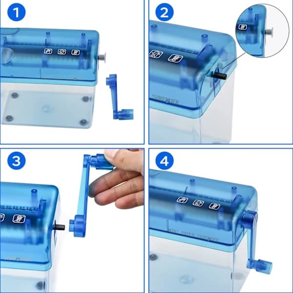 /EA/##/Hånddrevet papirkutter Bærbar Mini Kutter Manuell Kutter A6 Papirdokument##/
