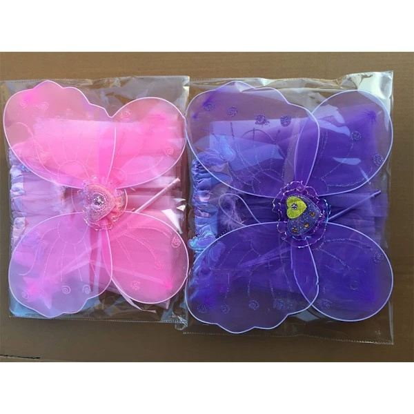 /EA/4-pack Févingar Kjolar Prinsessdräkt Set BLÅ blå