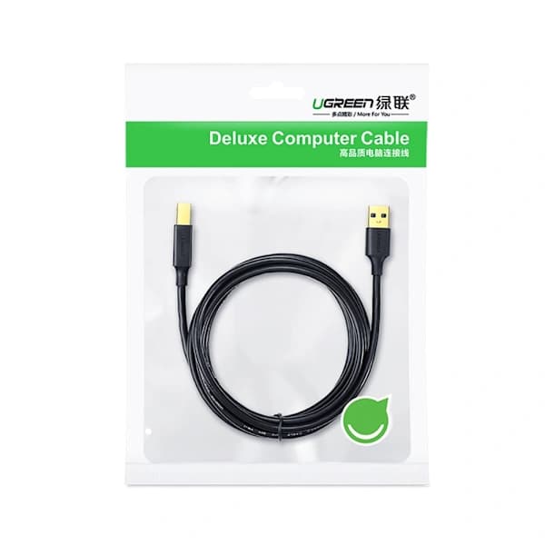 /EA/USB Typ B uros tulostinkaapeli - USB 2.0 uros 480Mbps 1m musta
