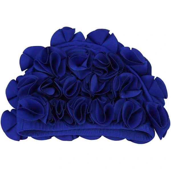 /EA/Blomstrete badehette lue svømmehette kvinner barn retro blomstrete blomst mote elastisk badehette lang
