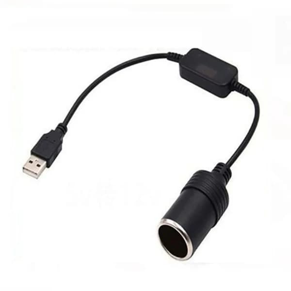 5V USB han til hun 12V stik bilkonverter