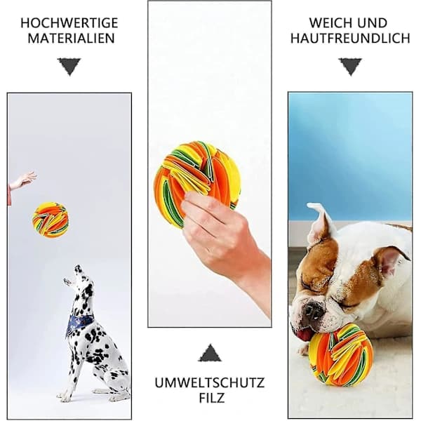 /EA/Sniffebold, Sniffebold til hunde intelligens snuselegetøj, lugttræningsgave
