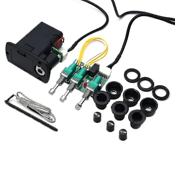 /EA/3-bands akustisk klassisk gitarr equalizer guitarra eq preamp pickup