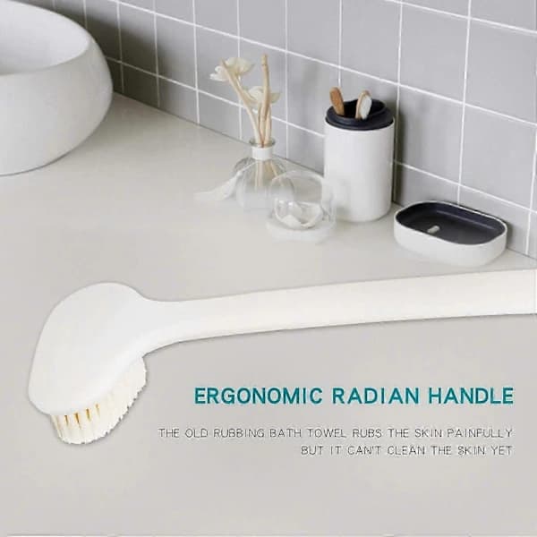 /EA/Mild Badebørste med Bløde Børster til Kropsmassage og Hudeksfoliering