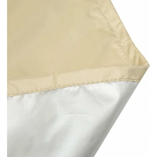 /EA/Beige 490*96cm Utomhus Regntätt Pool Rullskydd Dammskydd