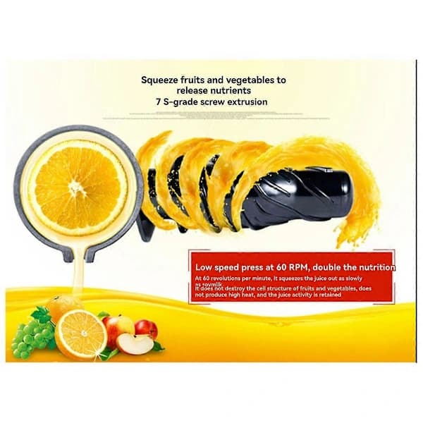 /EA/ Velegnet til sneglestangsføder, propel, horisontal saftpresser, juicepresser, langsom juicepresser, tilbehør