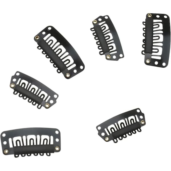/EA/100 stk. U-formede metalklemmer i rustfrit stål til parykker
