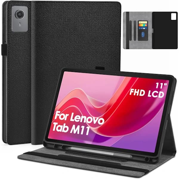 Sort Etui Lenovo Tab M11 KATUMO