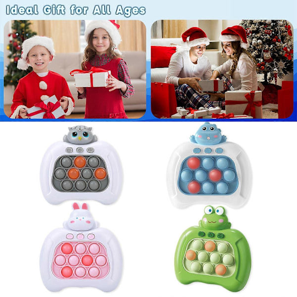 Pop It Fidget Legetøj, Quick Push Spil Pop Fidget It, Quick Push Pop Bubble Spillemaskine, Pop It Controller Spil, Bubble Sensorisk Klemmelegetøj