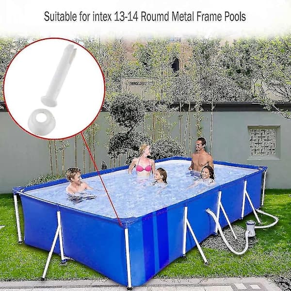/EA/30 stk. Poolforbindelsesstifter i plast 2,36 tommer Ekstra gummiforseglinger Reservedele til pool
