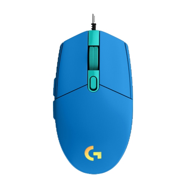 Gaming Mouse G102 Mouse for destrimani ottico 6 pulsanti cablato USB nero blå