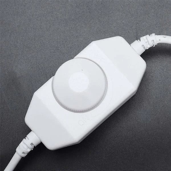 /EA/12V / 24V 6A LED Dimmer Kontroller Juster Lysstyrke, Hvit