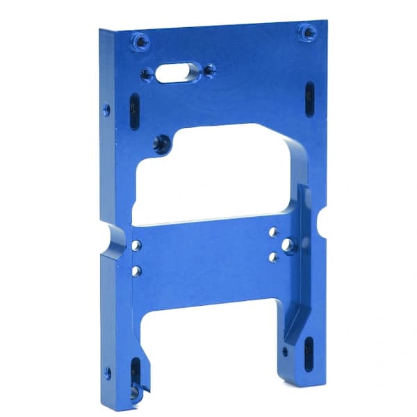 /EA/För WPL-system 1:16 RC-bil metallstyrningsmotor Servo Fästfäste för basfäste blå