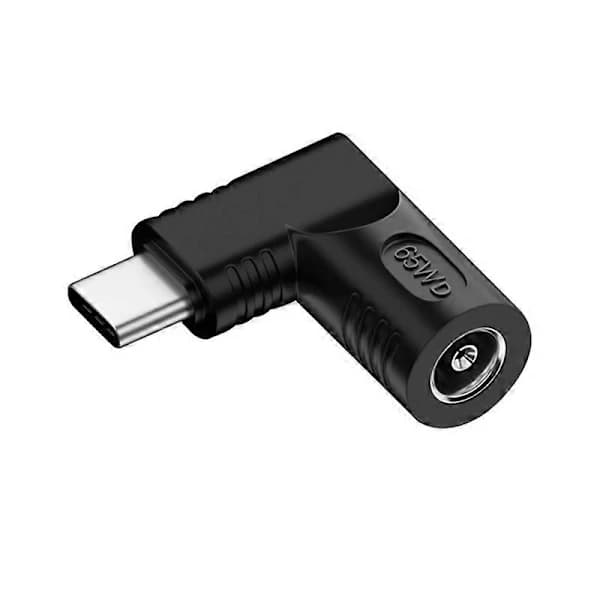 /EA/DC 6.5x1.4mm til Type C PD 65W Strømstik Plug and Play Ladeadapter til Mobiltelefoner og Tablets