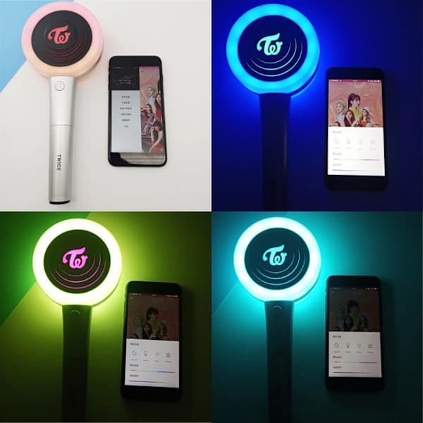 /EA/For TWICE Ver.2 Lysstav-lampe Bluetooth Lightstick-gave til fans