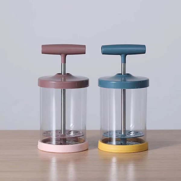 /EA/Eggvisp Multifunksjonell Metall Håndpumpe Melk Kaffe Skummer for Ho