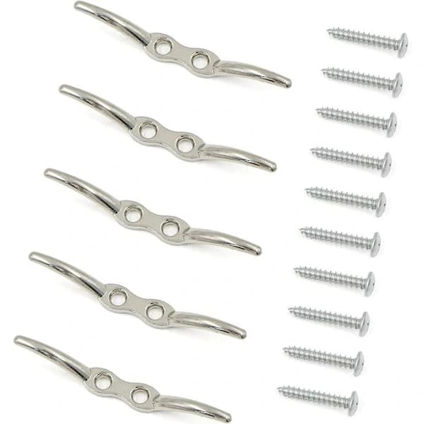 /EA/##/Mastkrok 5 stk (2-1/2\"), rustfritt stål Blind mastkrok Cabl##/