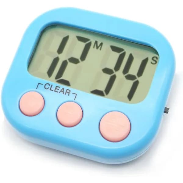 /EA/6-pakke digital timer for lærere, små timere for barn, magnetisk B
