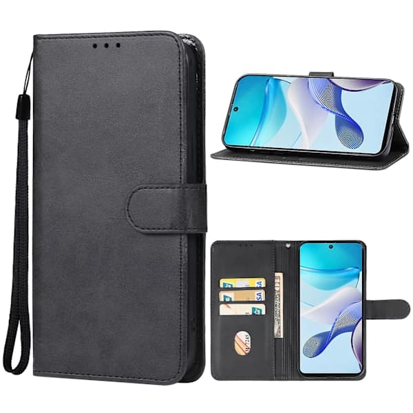 /EA/Lærfutteral for Motorola Moto G53