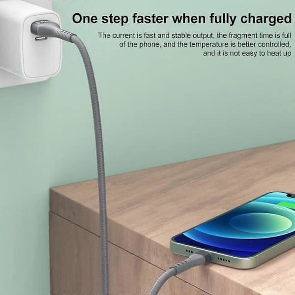 /EA/IVON CA92 Typ B 1,5m USB till Micro USB Datakabel 2,4A Flexibel Gummikabel